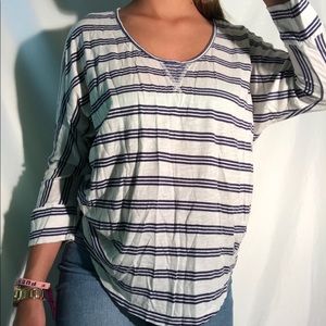 OLD NAVY WOMENS STRIPED BLOUSE